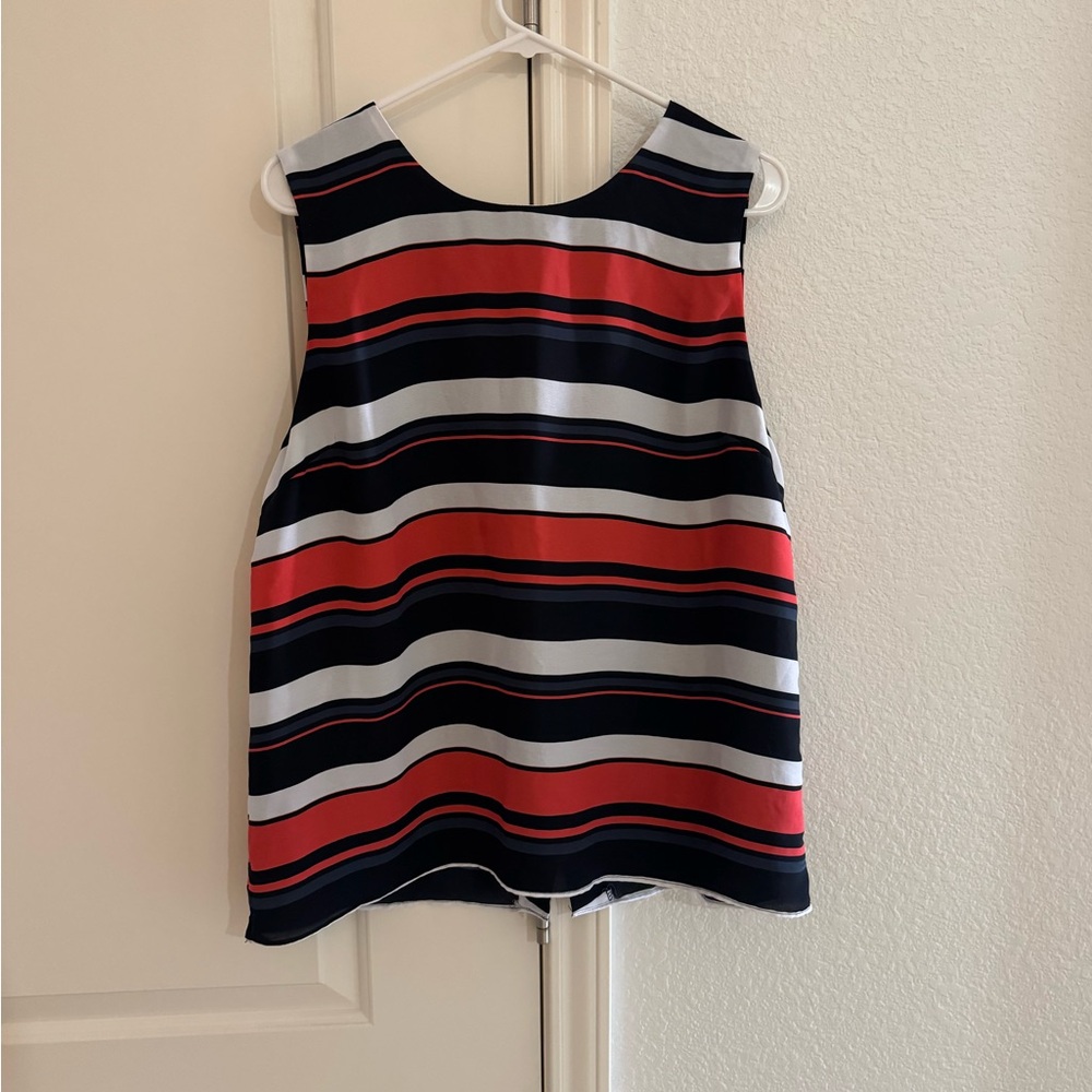 Banana Republic Striped Sleeveless Top